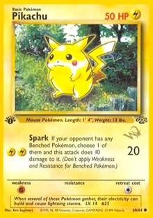 Pikachu [W Stamped] 60/64