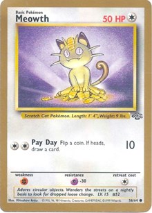 Meowth (Gold Bordered Promo) 56/64