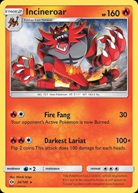 Incineroar 26/149 · Reverse Holo