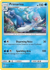 Primarina 41/149 · Reverse Holo