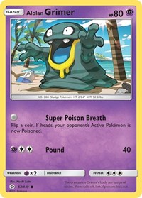 Alolan Grimer 57/149 · Reverse Holo