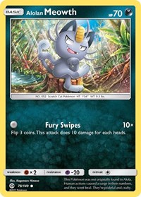 Alolan Meowth 78/149 · Reverse Holo