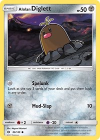 Alolan Diglett 86/149 · Reverse Holo