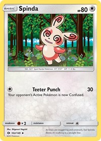 Spinda 102/149 · Reverse Holo