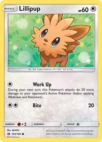 Lillipup 103/149 · Reverse Holo