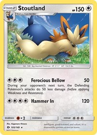 Stoutland 105/149 · Reverse Holo