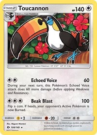 Toucannon 108/149 · Reverse Holo