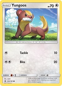 Yungoos 109/149 · Reverse Holo