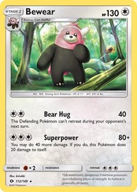 Bewear 112/149 · Reverse Holo