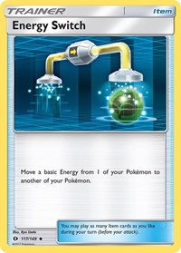 Energy Switch 117/149 SM Base Set Reverse Holo Pokémon card