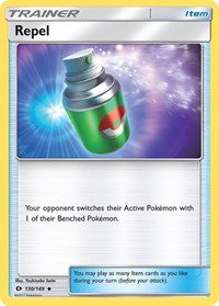 Repel 130/149 SM Base Set Reverse Holo Pokémon card