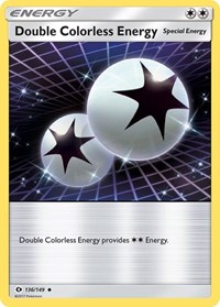 Double Colorless Energy 136/149 SM Base Set Reverse Holo Pokémon card