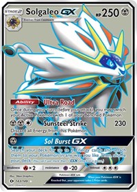 Solgaleo GX Full Art 143/149