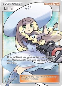 Lillie Full Art 147/149 SM Base Set Pokémon card