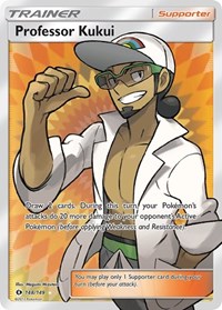 Professor Kukui Full Art 148/149 SM Base Set Pokémon card
