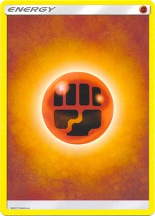 Fighting Energy (2017 Unnumbered) SM Base Set Reverse Holo Pokémon card