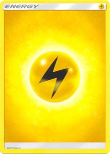 Lightning Energy (2017 Unnumbered) SM Base Set Reverse Holo Pokémon card