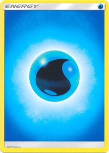 Water Energy (2017 Unnumbered) SM Base Set Reverse Holo Pokémon card
