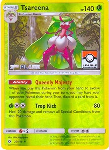 Tsareena (League Challenge) [2nd Place] 020/149 · Reverse Holo