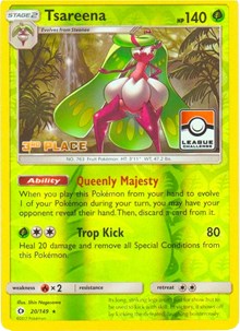 Tsareena (League Challenge) [3rd Place] 020/149 · Reverse Holo
