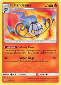 Chandelure 13/145 · Reverse Holo