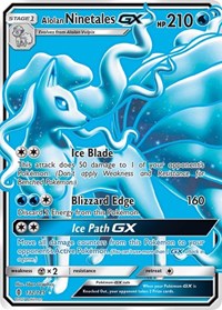 Alolan Ninetales GX Full Art 132/145