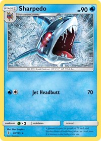 Sharpedo 28/145 · Reverse Holo
