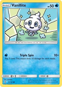Vanillite 33/145 · Reverse Holo