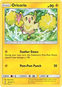 Oricorio 46/145 · Reverse Holo