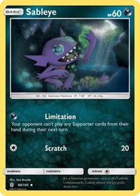 Sableye 80/145 · Reverse Holo