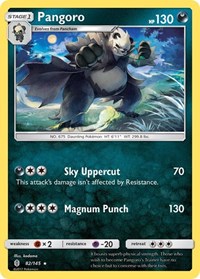 Pangoro 82/145 · Reverse Holo