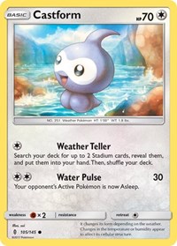 Castform 105/145 · Reverse Holo