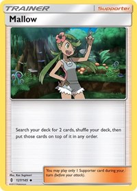 Mallow 127/145 Guardians Rising Reverse Holo Pokémon card