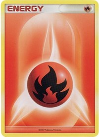 Fire Energy (2007 Unnumbered D/P Style Non-Holo) League & Championship Cards Pokémon card