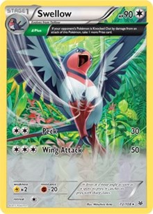 Swellow (XY Roaring Skies) 072/108