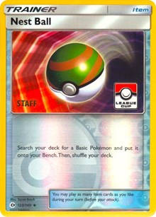 Nest Ball (League Cup) [Staff] 123/149 League & Championship Cards Reverse Holo Pokémon card