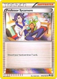 Professor Sycamore (Holofoil) 107a/122 Alternate Art Promos Pokémon card