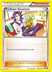 Professor Sycamore (Non-Holo) 107a/122 Alternate Art Promos Pokémon card