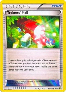 Trainers' Mail (Holo) 092a/108 Alternate Art Promos Pokémon card