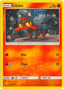 Litten (Cosmos Holo) 024/149