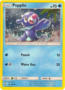 Popplio (Cosmos Holo) 039/149