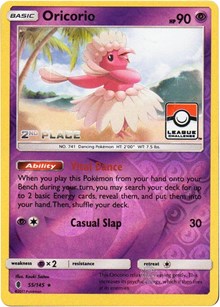 Oricorio (League Challenge) [2nd Place] 055/145 · Reverse Holo