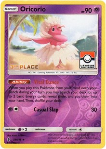 Oricorio (League Challenge) [3rd Place] 055/145 · Reverse Holo
