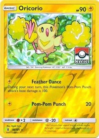 Oricorio (Pokemon League) 046/145 · Reverse Holo