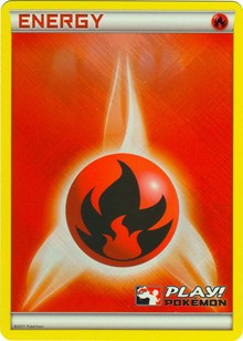 Fire Energy (2011 Play! Pokemon) League & Championship Cards Pokémon card