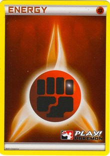 Fighting Energy (2011 Play! Pokemon) League & Championship Cards Pokémon card