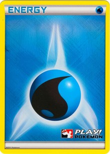 Water Energy (2011 Play! Pokemon) League & Championship Cards Pokémon card