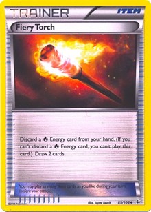 Fiery Torch (Sheen Holo) 089/106 Miscellaneous Cards & Products Reverse Holo Pokémon card