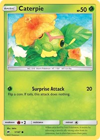 Caterpie 1/147 · Reverse Holo