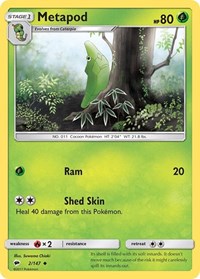 Metapod 2/147 · Reverse Holo